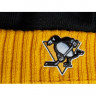 Шапка Atributika&Club NHL Pittsburgh Penguins черная/желтая (55-58 см) 59254 - Шапка Atributika&Club NHL Pittsburgh Penguins черная/желтая (55-58 см) 59254
