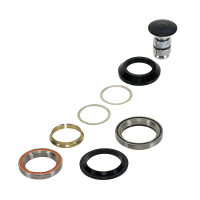 Рулевой набор NECO 5-390362 алюм. интегр. картр. 1 1/8"-1 1/4" 28,5/41,8/47/33мм 77г черный