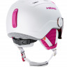 Шлем горнолыжный детский HEAD MAJA Visor White (2023) - Шлем горнолыжный детский HEAD MAJA Visor White (2023)