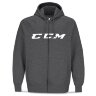 Толстовка CCM FULL ZIP CVC HOODY SR Grey - Толстовка CCM FULL ZIP CVC HOODY SR Grey