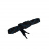 Шнурки для коньков с пропиткой Tex Style 1850 МТ черные/синие - Шнурки для коньков с пропиткой Tex Style 1850 МТ черные/синие