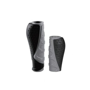 Ручки на руль HORST H301 00-170490 2-х компанент. резиновые 135+92мм (для грипшифт.) черно-серые 