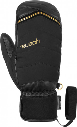 Варежки Reusch Lara Gut-Behrami R-Tex XT Mitten Black/Gold 