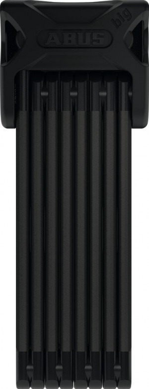Замок вело Abus Bordo 6000K/120 BK SH, ключ, черный 