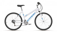 Велосипед Stark Luna 26.1 V серебристый/голубой (2021)