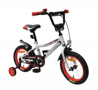 Велосипед Avenger Super Star 14" серебристо/черный