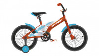 Велосипед Stark Tanuki 16 Boy оранжевый/голубой (2022)