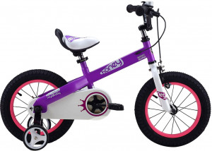 Велосипед Royal Baby Honey Steel 14&quot; фиолетовый (2021) 