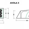 Палатка Trek Planet Avola 3 (70207) - Палатка Trek Planet Avola 3 (70207)