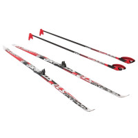 Комплект беговых лыж Brados 75 мм - 180 Wax Xt Tour Red