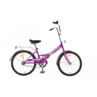 Велосипед Stels Десна-2100 20" Z010 фиолетовый рама: 13" (2023)