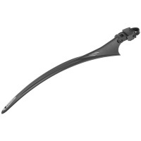 Крыло M-Wave Mud Max QR.R Slim Clip-On 5-385135 заднее, 28", быстросъемное, длина 560 мм, ширина 42 мм, на подседельный штырь 24-36 мм, пластик, черный