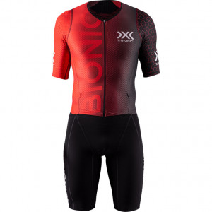 Комбинезон мужской X-Bionic Triathlon Suit Dragonfly 5G red/black R018 