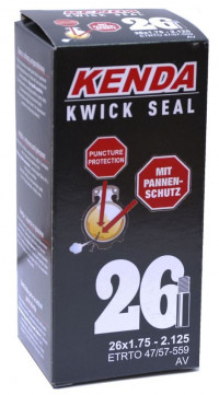 Велокамера 26" H.R.T. KWICK SEAL авто ниппель 1.75-2.125 47/57-559 (5-518933)