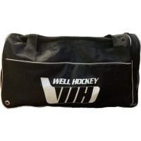 Баул хоккейный на колёсах Well Hockey 1 карман, black (34")