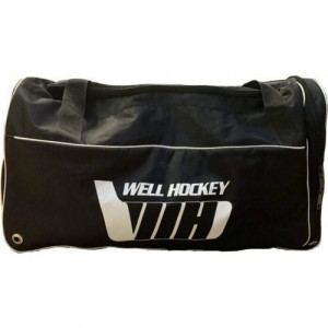 Баул хоккейный на колёсах Well Hockey 1 карман, black (34&quot;) 
