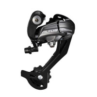 Переключатель задний Shimano Altus, M370, SGS, 9 ск., черный