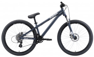 Велосипед Stark Pusher 1 26 серый/серебристый (2020) 