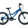 Велосипед Forward Twister 20 1.0 синий/белый (2022) - Велосипед Forward Twister 20 1.0 синий/белый (2022)