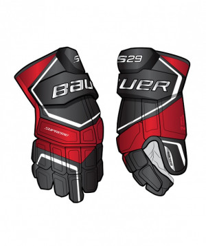 Перчатки Bauer Supreme S29 S19 JR black/red (1054621) 