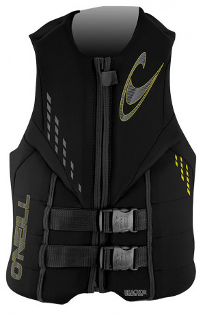 Спасательный жилет неопрен мужской O&#039;Neill Reactor ISO 50N Vest Black/Black/Black S21 