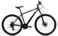 Велосипед Aspect Nickel 27.5 серо-оранжевый 16" (2022)