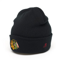Шапка Atributika&Club NHL Chicago Blackhawks черная (55-58 см) 59001