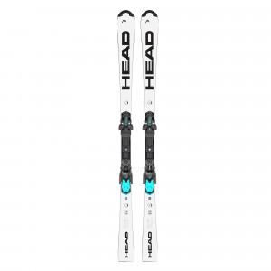 Горные лыжи Head WCR e-SL Rebel FIS + крепления FF 14 white-black (2024) 