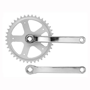 Шатуны Stels HDL-S140 1/2&quot;х1/8&quot; 40Т 152 мм односкоростные хромированные 