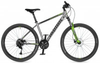 Велосипед Author Solution 27.5" серебро/черный/салатовый рама: 15" (2025)