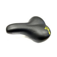 Седло HORST 09-200819 комфортное, с замком 270х200мм широкое с эластомерами, 665гр, черное