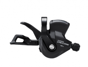 Шифтер SHIMANO Deore SL-M4100-R, правый, 10-передач, на хомут, без индикатора, трос 2050 мм, KSLM4100RA1 