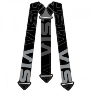 Подтяжки Vist Suspenders RUS SKI TEAM black-white (2025) 