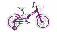 Велосипед Stark Tanuki 16 Girl фиолетовый/белый (2022)