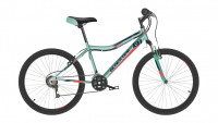 Велосипед Black One Ice 24 зеленый/голубой/красный Рама: 12" (2022)