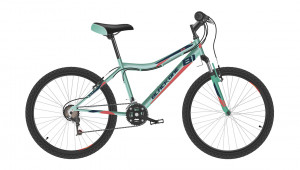 Велосипед Black One Ice 24 зеленый/голубой/красный Рама: 12&quot; (2022) 