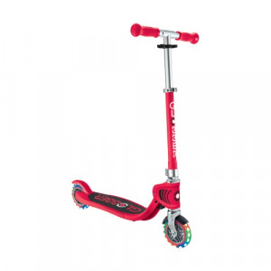 Самокат Globber Flow Foldable Junior Lights красный 