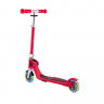 Самокат Globber Flow Foldable Junior Lights красный - Самокат Globber Flow Foldable Junior Lights красный