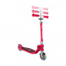 Самокат Globber Flow Foldable Junior Lights красный - Самокат Globber Flow Foldable Junior Lights красный