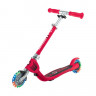 Самокат Globber Flow Foldable Junior Lights красный - Самокат Globber Flow Foldable Junior Lights красный