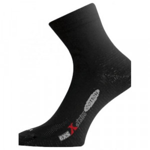 Носки треккинговые Lasting CXS 900, cotton + polyamide, черные (2023) 