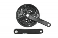 Система PROWHEEL TA-CN68*175mm, (42/34/24) AL-6061-T6, CHAINLINE:48.5, под квадрат 120, черный (2022)