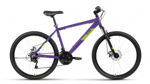 Велосипед Altair AL 26 D фиолетовый/зеленый рама: 18&quot; (2022) 