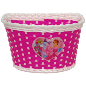 Велокорзина детская M-Wave 24x16,5x15,5см розовая 