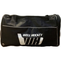 Баул хоккейный на колёсах Well Hockey 1 карман, Black (36")