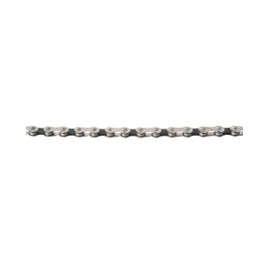 Цепь KMC 6-190605 Х11 1/2"х11/128"с замком в пластик. коробке 11скор. 118зв. серебристо-черная 