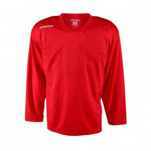 Тренировочная майка Bauer Flex Practice Jersey YTH red (1054928) 