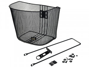 Корзина CITY 35x25,5x26см передняя, стальная, макс.нагрузка 5 кг 