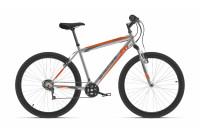 Велосипед Black One Onix 26 серебристый/оранжевый (2021)