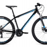 Велосипед Forward Apache 27.5 2.0 disc серый/голубой (2020) - Велосипед Forward Apache 27.5 2.0 disc серый/голубой (2020)